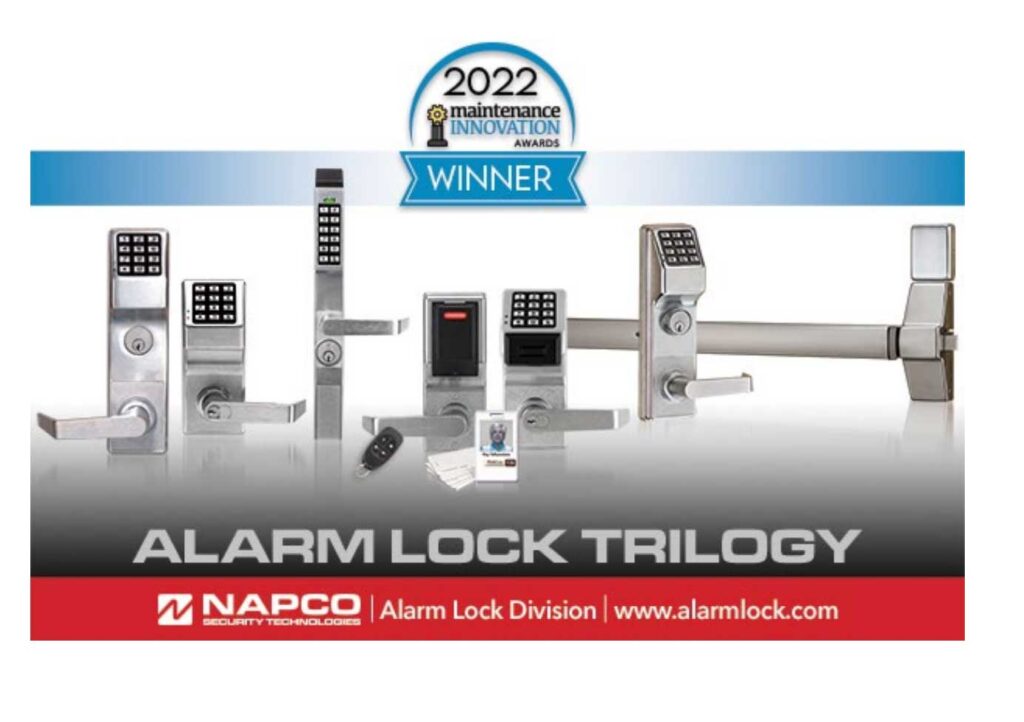 NAPCO’s Alarm Lock Trilogy Access Control Locks