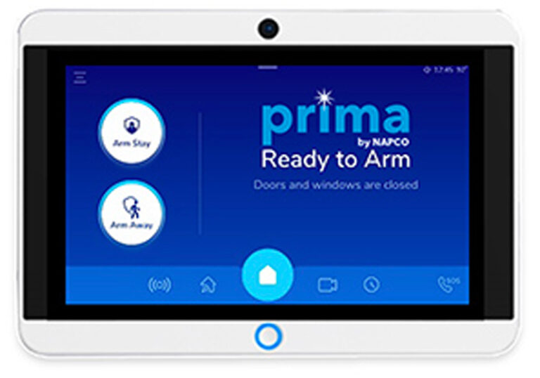 Napco’s Prima Security/Video/Automation AllInOne 7” Panel